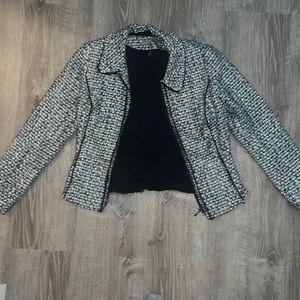Blue/black blazer style jacket